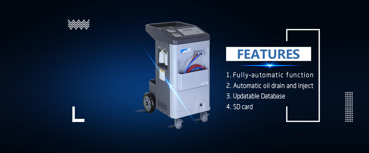 1.8CFM Auto Air Conditioning AC Refrigerant Recovery Machine AC1000